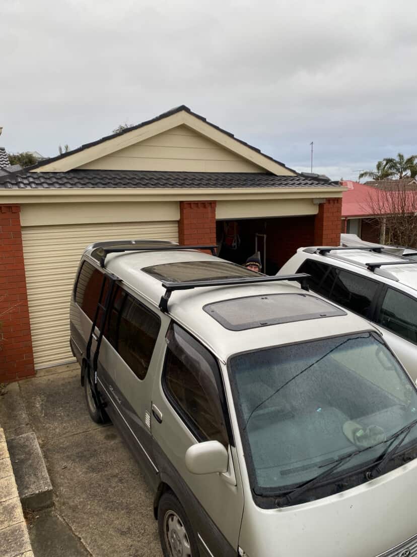 2x OZ147 Stainless Steel Gutter Ladder 147CM