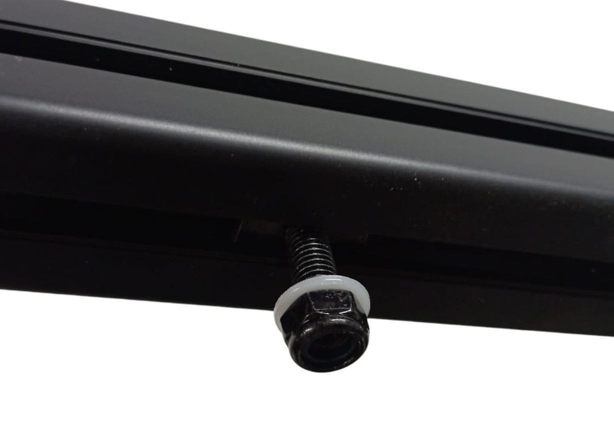4x OZ4040 Black Anodized 6063-T5 Aluminium Extrusion T-Slot Profile